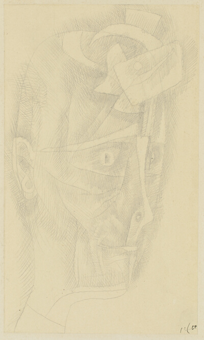 Portrait Sketch of a Clown