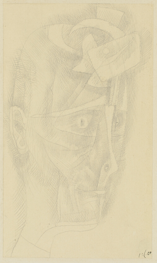 Portrait Sketch of a Clown