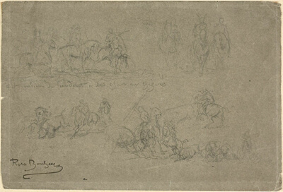 Chief Returning from a Bison Hunt and other Studies