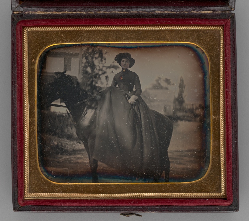 Untitled (Portrait of a Woman on a Horse)