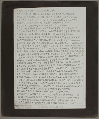 Copy Print From "Celebrated Inscriptions Ancient Eugubine Tablets"