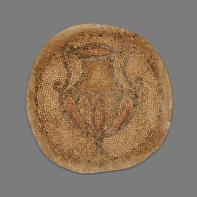 Mosaic Fragment with Classical Vase