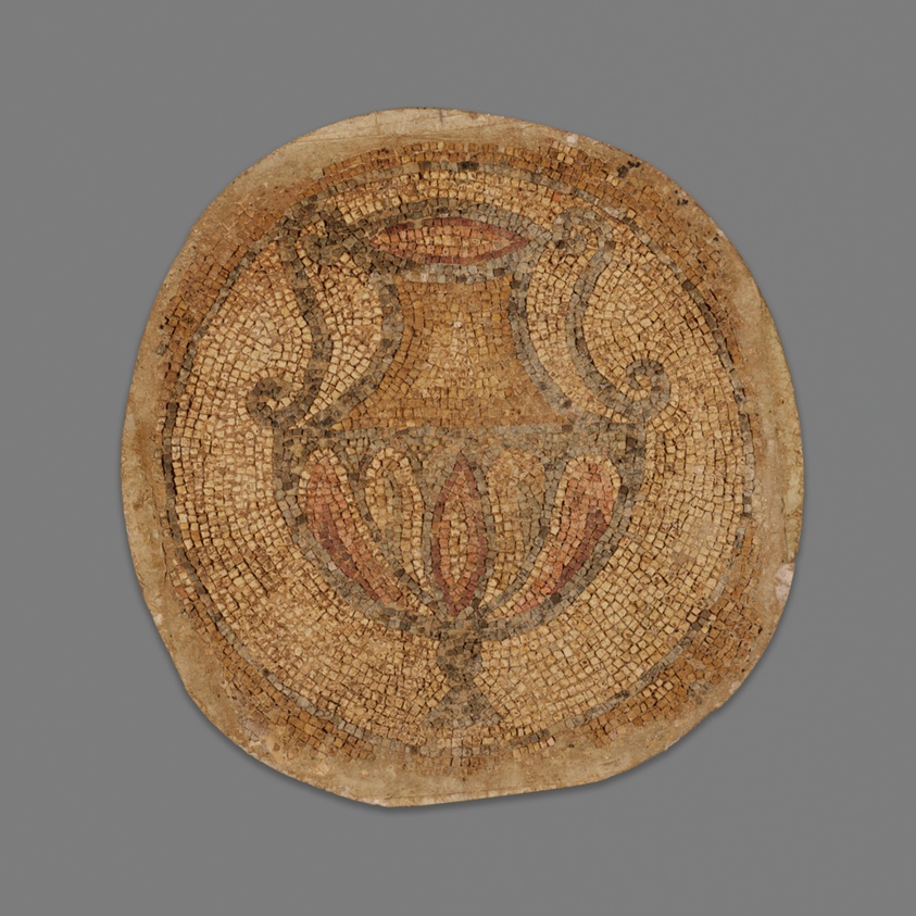 Mosaic Fragment with Classical Vase