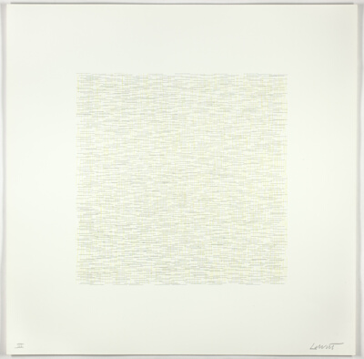 Lines of One Inch, Four Directions, Four Colors, from Sixteen Lithographs in Color