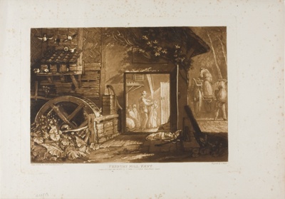 Pembury Mill, Kent, plate 12 from Liber Studiorum