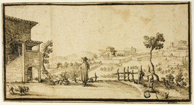 View of San Miniato and San Francesco al Monte Outside Florence