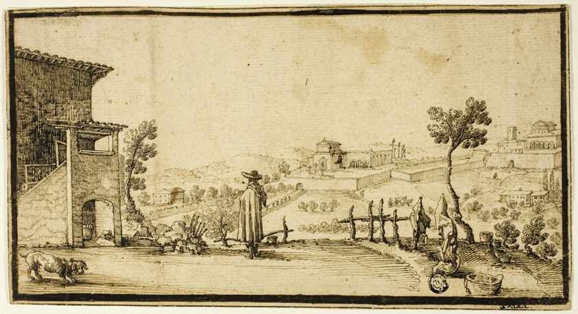 View of San Miniato and San Francesco al Monte Outside Florence