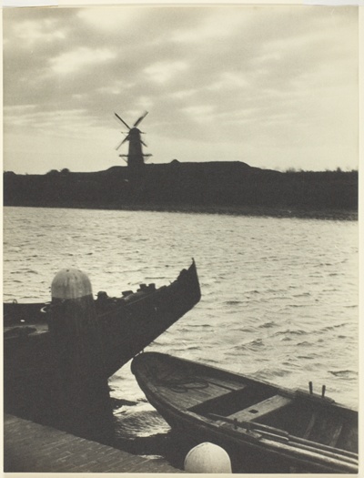 Boats with Windmill in Background, Veere