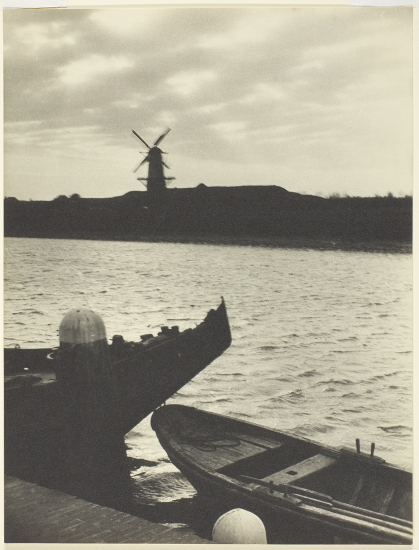 Boats with Windmill in Background, Veere