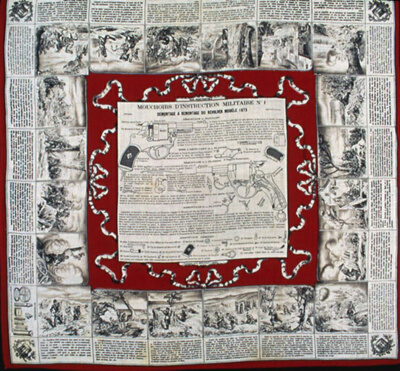 Mouchoirs D'Instruction Militarie No. 1 (Handkerchief)
