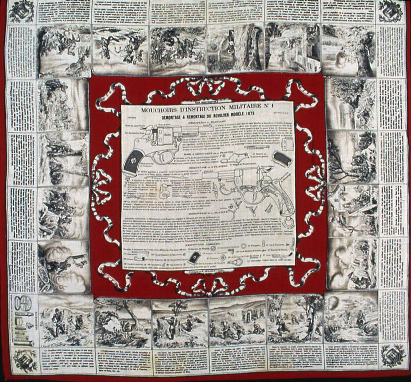 Mouchoirs D'Instruction Militarie No. 1 (Handkerchief)