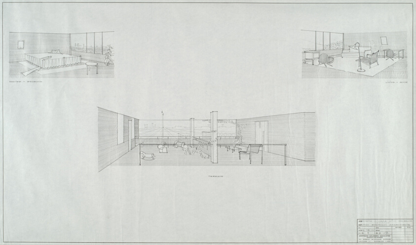 North Kansas City Redevelopment: Two Bedroom Apartment Interior Perspective