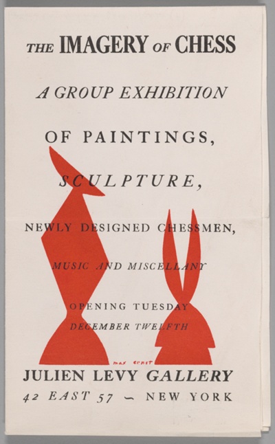 The Imagery of chess: a group exhibition of paintings, sculpture, newly designed chessman, music, and miscellany
