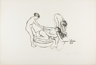 Three Women Bathing