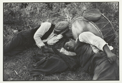 Sleeping Musicians at a Festival, Macedonia, from the series "A Greek Portfolio"