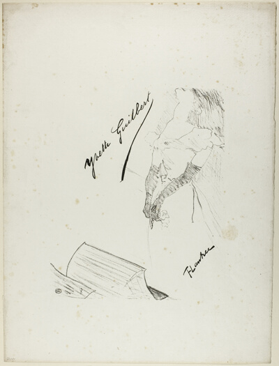 Frontispiece for Yvette Guilbert