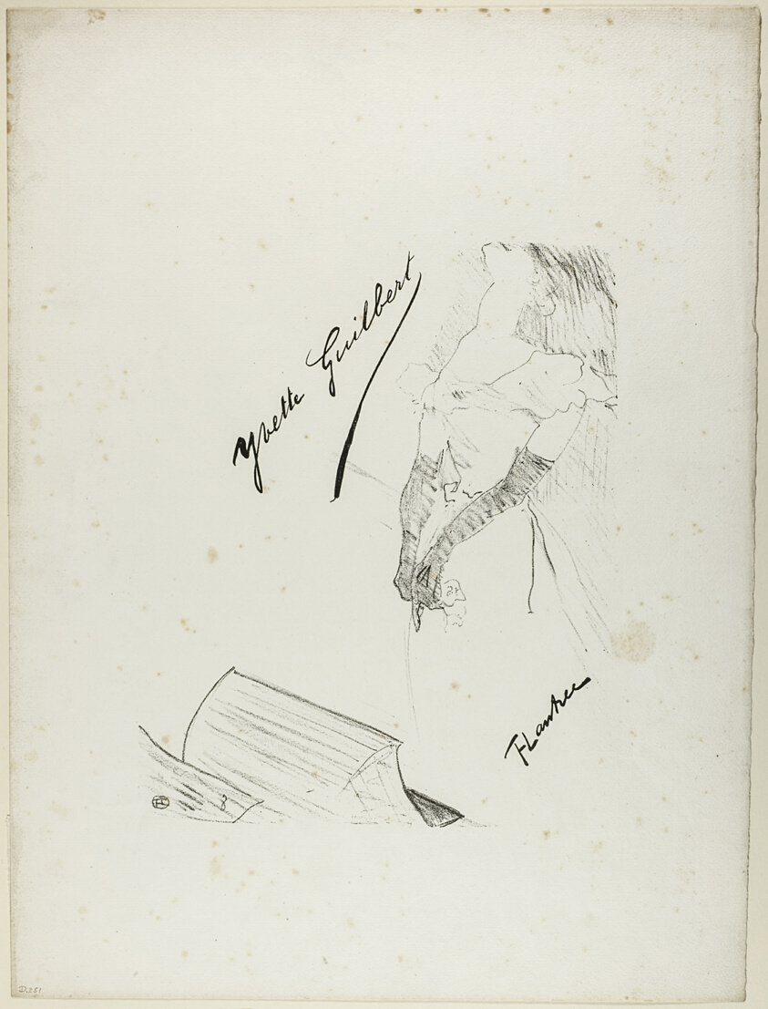 Frontispiece for Yvette Guilbert