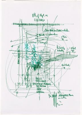 Art Institute of Chicago Addition, Concept Sketch Perspective