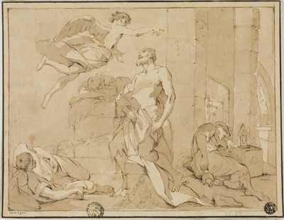 Saint Paul Rescued from Prison by an Angel
