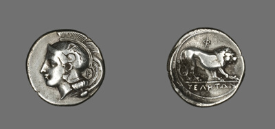 Stater (Coin) Depicting the Goddess Athena