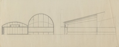 Clarendon Avenue School: Section and Wall Elevation