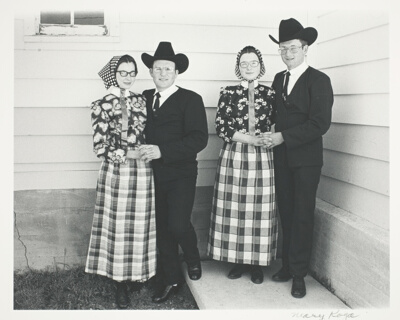 Double Wedding, O.K. Colony, Raymond Alberta, Canada