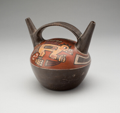 Vessel Depicting Abstract Birds
