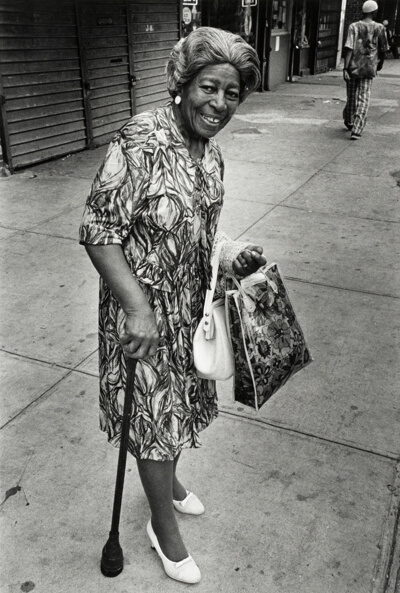 A Woman at 7th Avenue & 138th Street, from the series "Harlem, U.S.A."