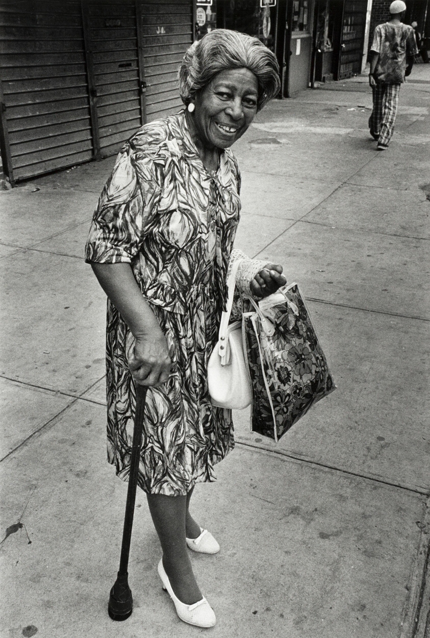 A Woman at 7th Avenue & 138th Street, from the series "Harlem, U.S.A."