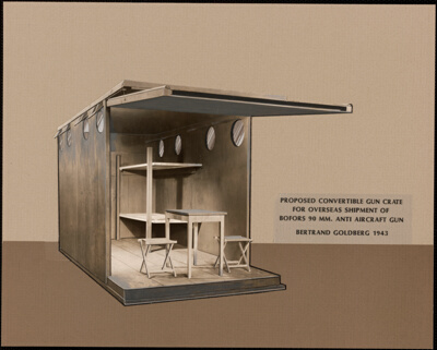 Convertible Gun Crate, Perspective