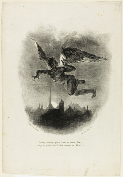 Mephistopheles Flying, from Faust