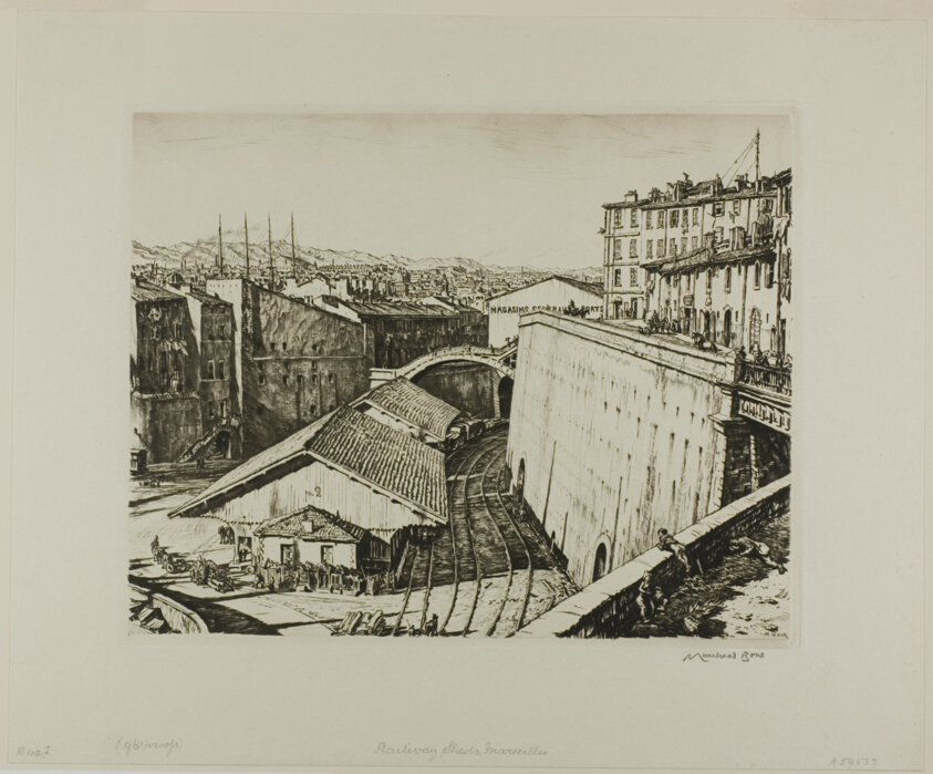 Railway Sheds, Marseilles