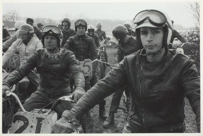 Mototorcycle Racers before Scramble Race: I. Wisconsin