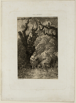 Death and the Young Mother, from Revue Fantaisiste