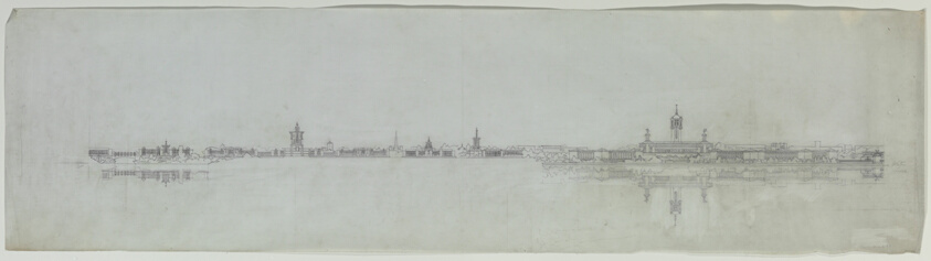 Canberra City Plan, Canberra, Australia, Sectional View