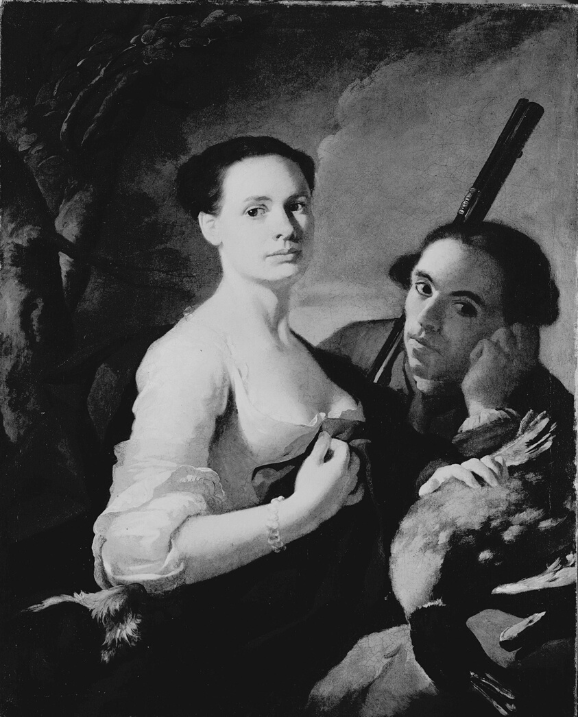 Young Woman with Hunter
