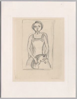 Girl with a Cat