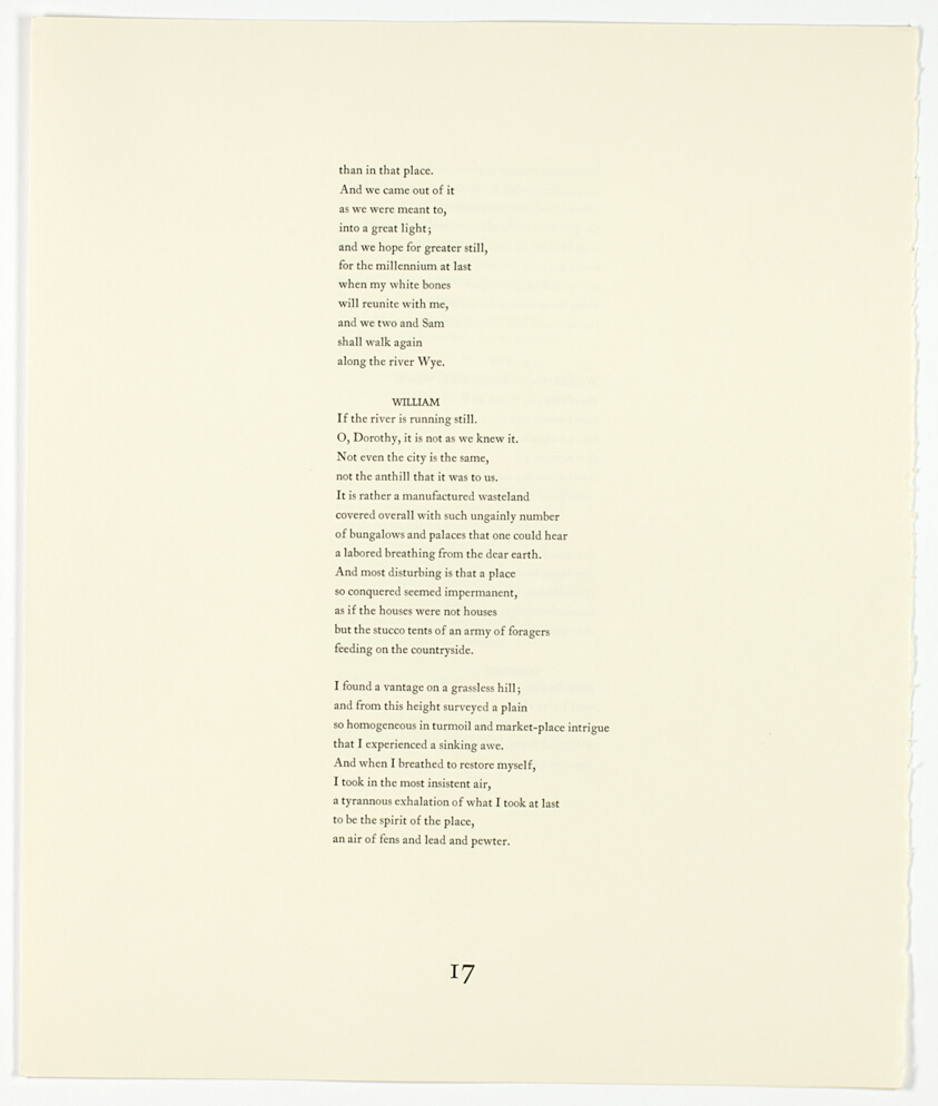 Pages 17-20, from The Plain of Smokes: Poem Cycle