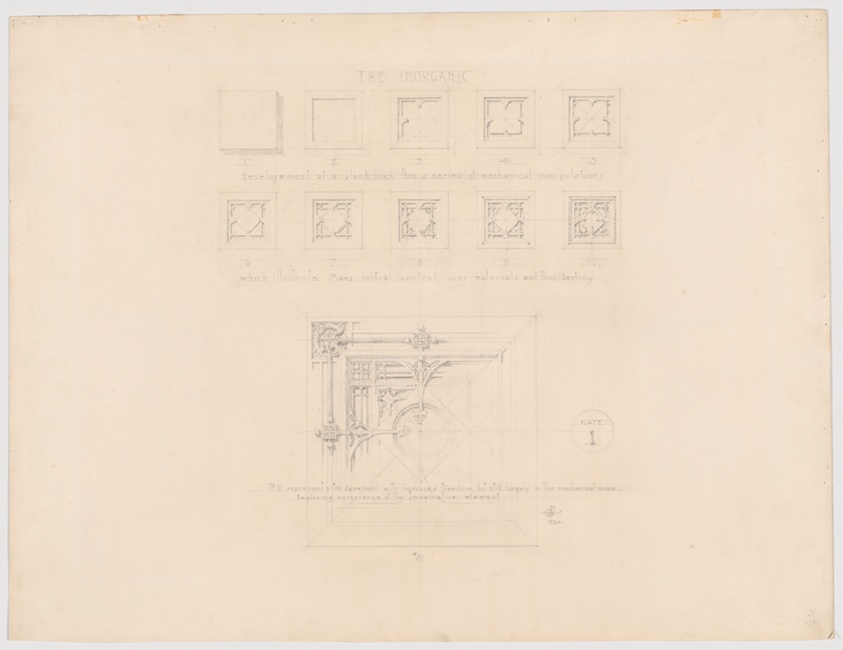System of Architectural Ornament, Plate 1, The Inorganic