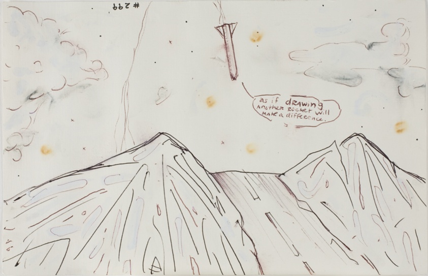 #299F No Date “As If Drawing Another Rocket Will Make a Difference”