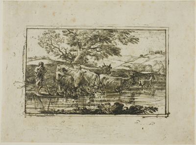 The Herd at the Watering Place
