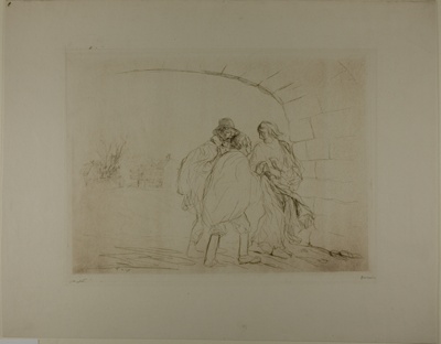 The Meeting Under the Arch, First Plate