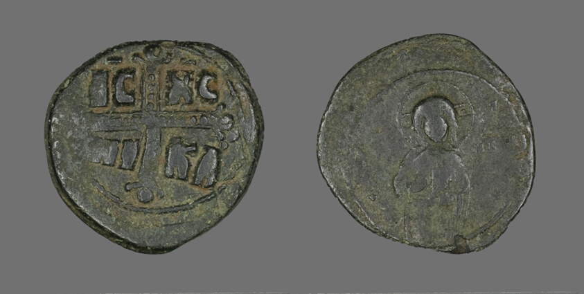 Anonymous Follis (Coin), Attributed to Theodora