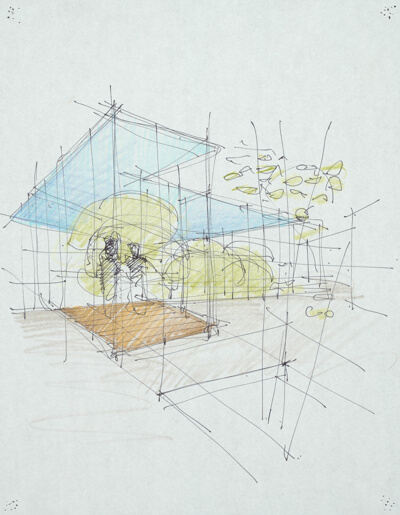 Poetry Foundation, Chicago, Illinois, Sketch
