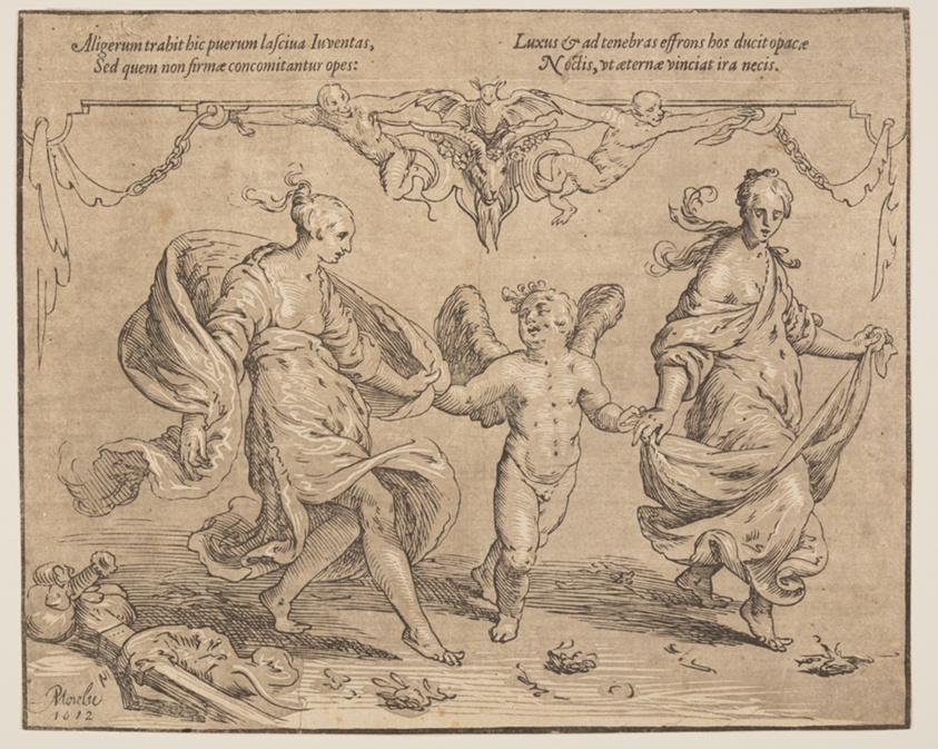 Cupid with Youth and Luxury
