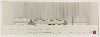 North Lasalle Redevelopment Project, Chicago, Illinois, Perspective