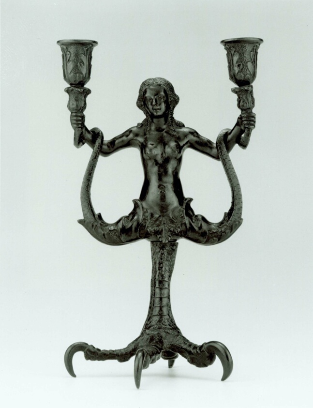 Candelabrum in the Shape of a Siren