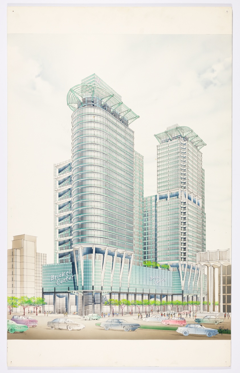 Brickell Avenue Building Proposal, Design Drawing