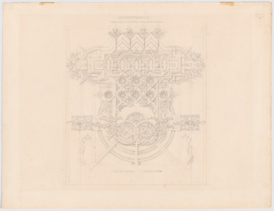 System of Architectural Ornament, Plate 13, Interpenetration