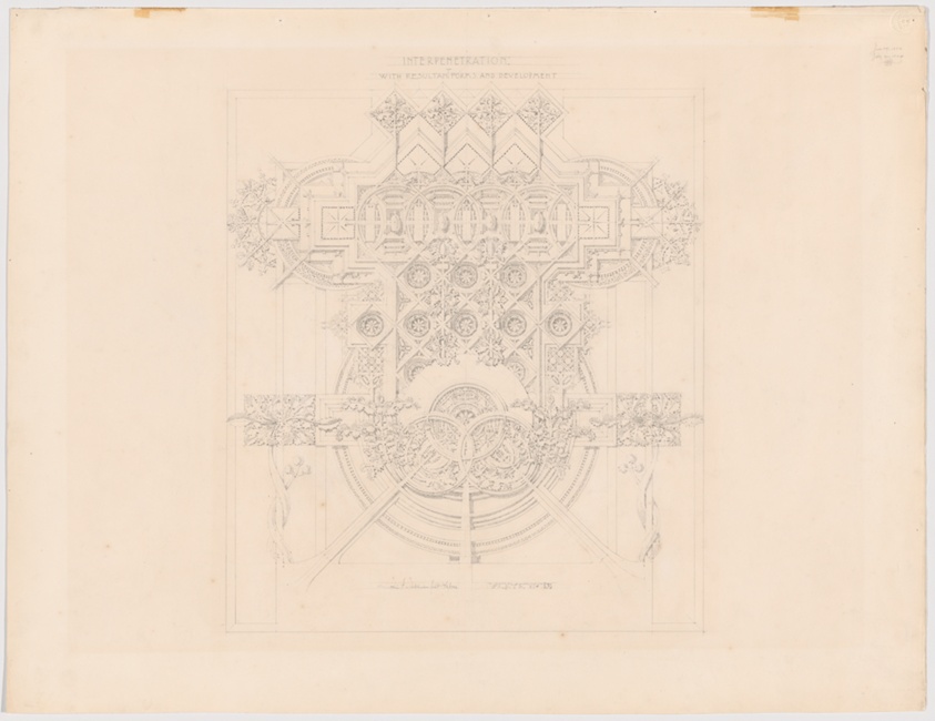 System of Architectural Ornament, Plate 13, Interpenetration